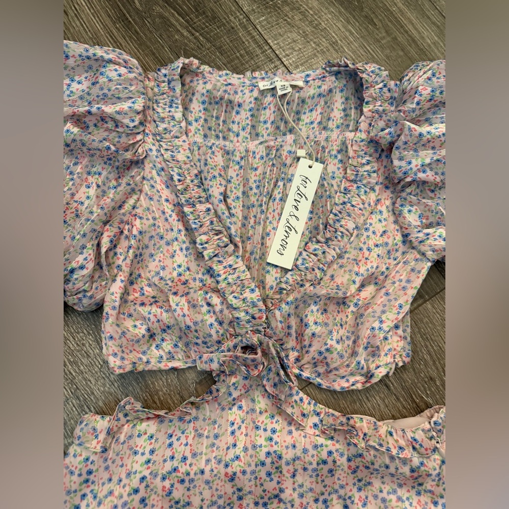 For Love And Lemons PHOEBE MINI DRESS Size XS NWT - Picture 10 of 12